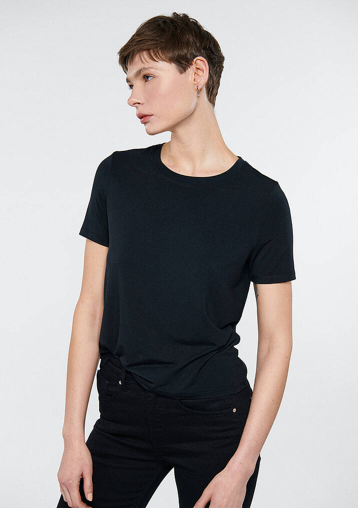 Siyah basic t clearance shirt