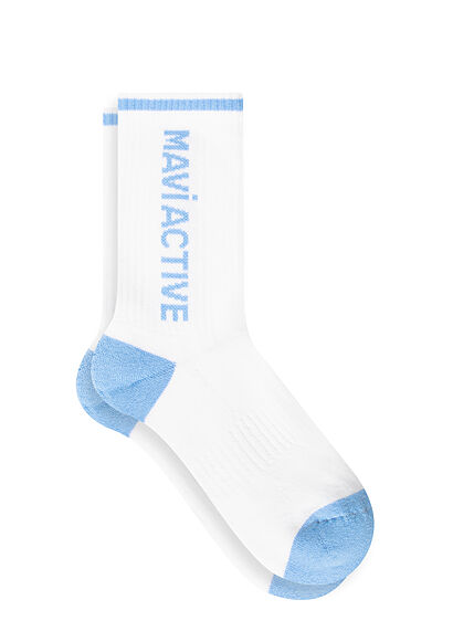 Mavi Aktif Soket Çorap - 0
