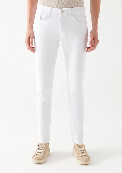 Milan Beyaz Comfort Street Jean Pantolon3