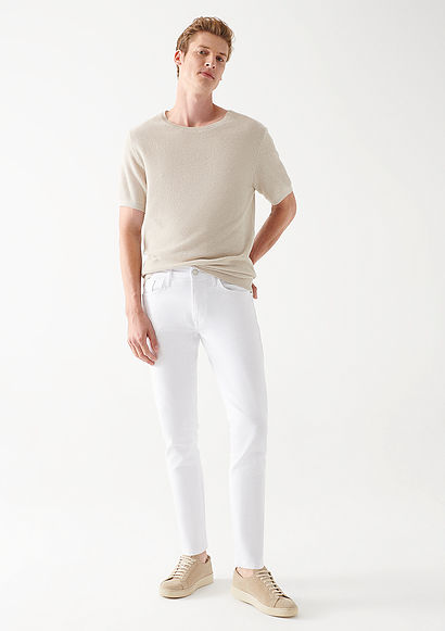Milan Beyaz Comfort Street Jean Pantolon1