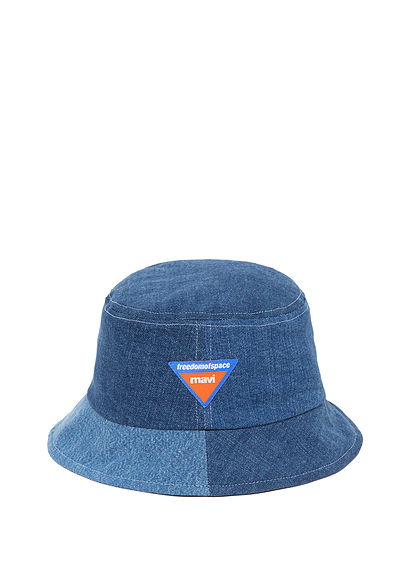 Freedom of Space X Mavi Indigo Bucket Şapka