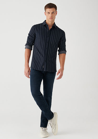 KVNÇ Serisi Gece Mavi 90s Urban Black Jean Pantolon - 0