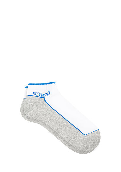 Gri Patik Çorap - 0